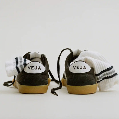 VOLLEY CANVAS BLACK WHITE NATURAL